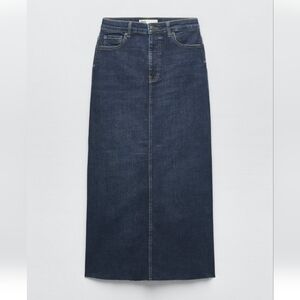 Women's Denim Maxi Skirt